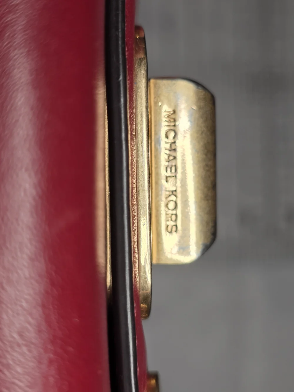Michael Kors studded leather compact bifold wallet